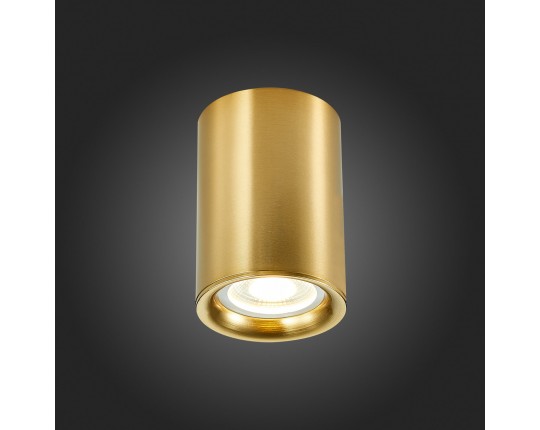 ST114.207.01 Светильник потолочный Золотистый GU10 1*50W  IP20 L65xW65xH93 220V Без ламп