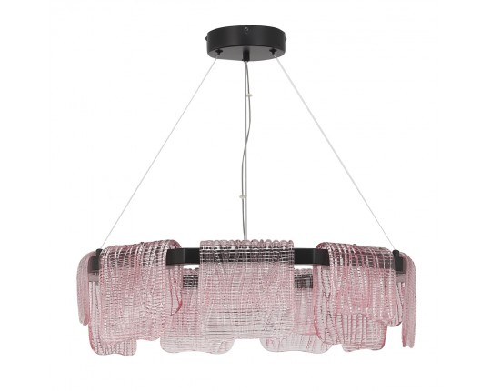 SL6021.403.54 Светильник подвесной ST-Luce черный/розовый LED 1*54W 3000K