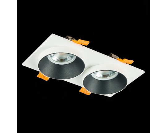 ST206.528.02 Св-к встр. Белый GU10 2*50W  IP20 L175xW92xH38 220V Без ламп