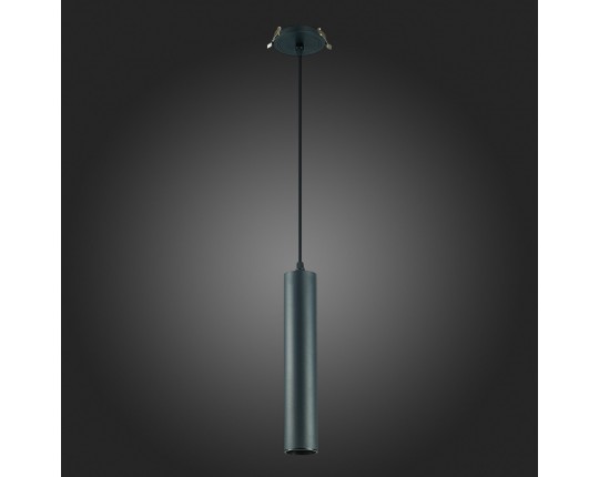 ST151.408.01 Встраиваемый подвесной светильник Черный GU10 1*50W  IP20 D54xH290 220V Без ламп