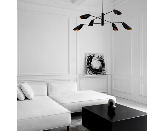 SLE1254-103-04 Светильник подвесной Серебристый/Белый E14 4*60W