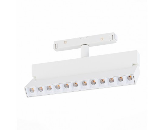 ST362.536.12 Магнитный трековый светильник белый LED 1*12W 3000K 1 009Lm Ra>80 36° IP20 L219xW22xH13