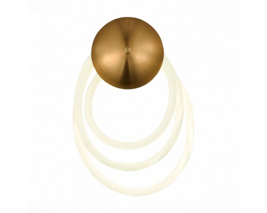 SL6102.311.30 Светильник настенный ST-Luce Латунь/Белый LED 1*30W 4000K