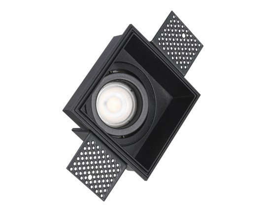 ST262.418.01 Св-к встр. Черный GU10 1*50W IP20 L91,5xW91,5xH5,2 220V Без ламп