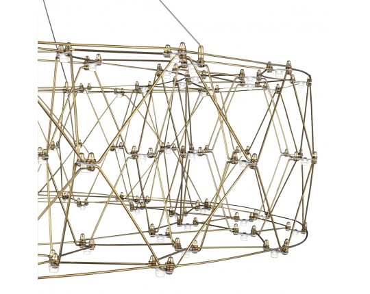 SL6602.203.72 Светильник подвесной ST-Luce Золотистый/Прозрачный LED 1*72W 4000K