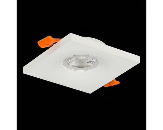 ST205.518.01 Св-к встр. Белый GU10 1*50W  L94xW94xH27 220V Без ламп