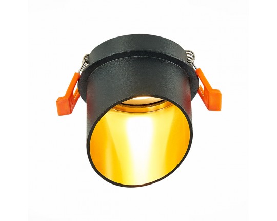 ST214.408.01 Св-к встр. Черный GU10 1*50W  IP20 L68xW68xH68 220V Без ламп