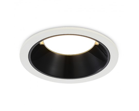 ST755.438.07 Св-к встр. Черный LED 1*7W 3000K 630Lm Ra80 120° IP20 D85xH45 100-240V