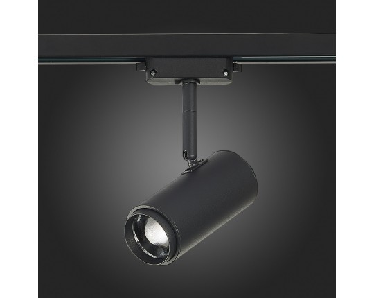 ST600.446.12 Св-к трек. Zoom Черный LED 1*12W 4000K 1 200Lm Ra>80 15-60° IP20 L137xW59xH179 170-240V
