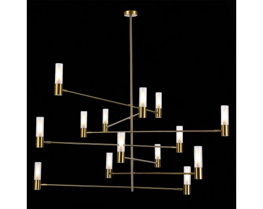 SL1239.303.14 Люстра потолочная ST-Luce Латунь/Белый, Прозрачный G9 14*5W 4000K