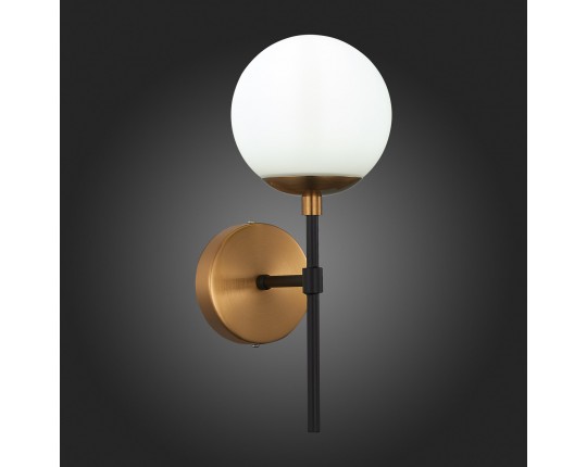 SL1203.401.01 Бра ST-Luce Бронза,Черный/Белый E27 1*40W