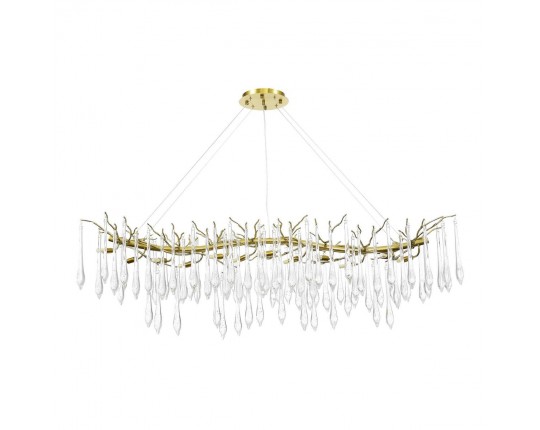 SL1660.213.12 Светильник подвесной ST-Luce Шампань/Шампань, Прозрачный G9 12*5W 4000K