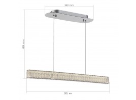 SL6008.133.01 Люстра подвесная ST-Luce Хром/Хром LED 1*30W 3000K
