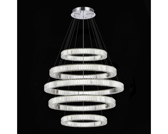 SL1622.103.05 Люстра подвесная ST-Luce Хром/Прозрачный LED 1*255W 4000K