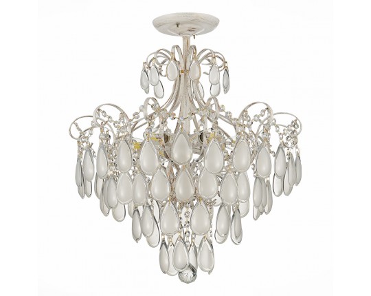 SLE160302-06 Светильник потолочный Золотистый/Белый матовый E14 6*60W