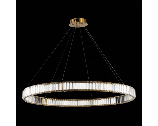 SL1622.313.01 Люстра подвесная ST-Luce Латунь/Прозрачный LED 1*68W 4000K