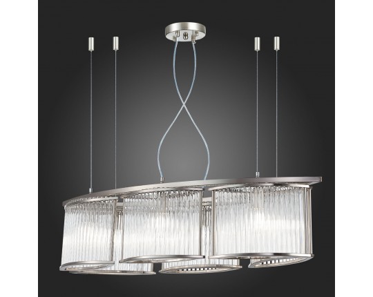 SL1627.103.06 Люстра подвесная ST-Luce Хром/Прозрачный E14 6*40W