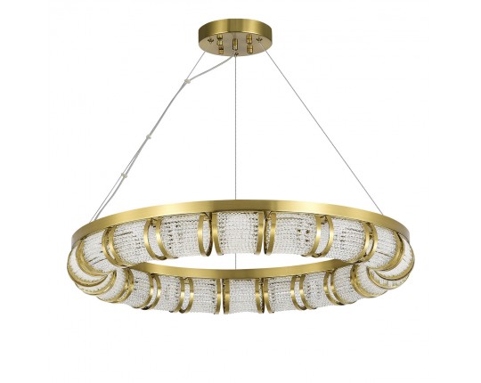 SL6011.303.01 Светильник подвесной ST-Luce Латунь/Прозрачный LED 1*50W