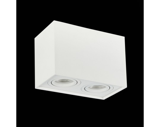 ST109.507.02 Светильник потолочный Белый GU10 2*50W  L181xW100xH123 220V Без ламп