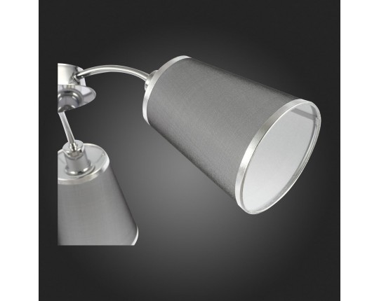 SLE103002-03 Светильник потолочный Хром/Черный E14 3*40W