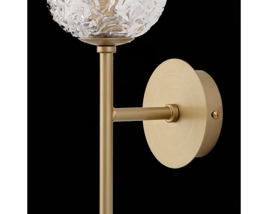 SL1152.201.01 Светильник настенный ST-Luce Золотистый/Прозрачный G9 LED 1*5W