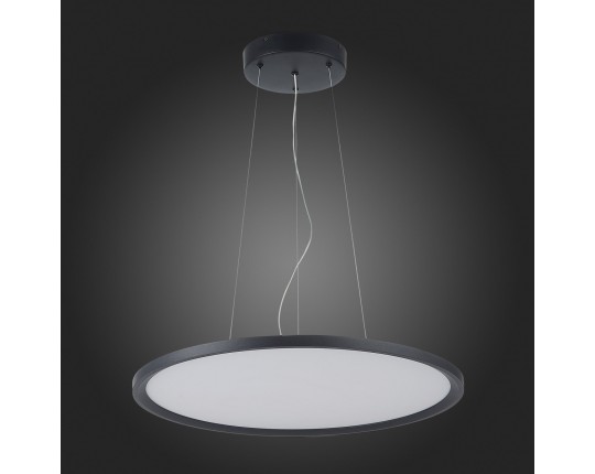 ST602.443.56 Светильник подвесной Черный LED 1*56W 4000K 5 040Lm Ra>80 120 IP20 D600xH36 185-265V
