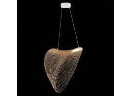 SL6900.503.24 Светильник подвесной ST-Luce Белый/Древесный LED 1*24W 4000K