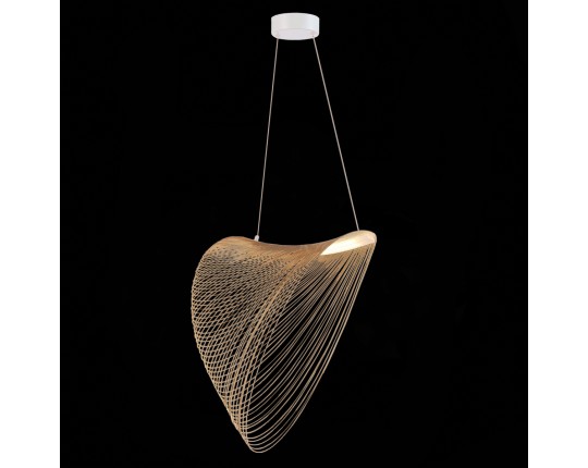 SL6900.503.24 Светильник подвесной ST-Luce Белый/Древесный LED 1*24W 4000K