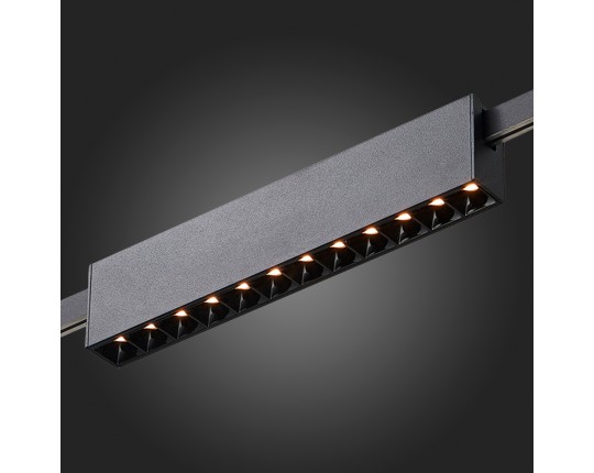 ST816.406.12 Магнитный трековый светильник FARM Черный LED 1*12W 3000K 609Lm Ra90 40 IP20 L232xW24xH