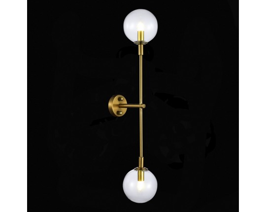 SL1506.201.02 Бра ST-Luce Золотистый/Прозрачный G9 2*5W 4000K