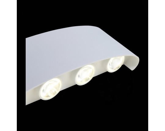 SL089.501.08 Светильник уличный настенный ST-Luce Белый кварцевый LED 8*1W 4000K