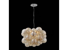 SL432.203.12 Люстра подвесная ST-Luce Хром/Коньячный G9 12*5W