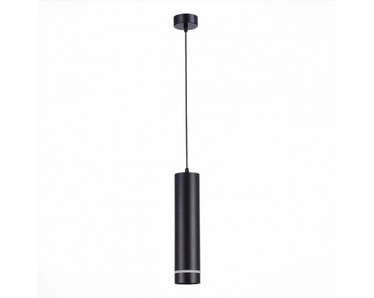 ST115.433.12 Светильник подвесной Черный LED 1*12W 3000K 936Lm Ra>90 120° IP20 D80xH300 165-265V
