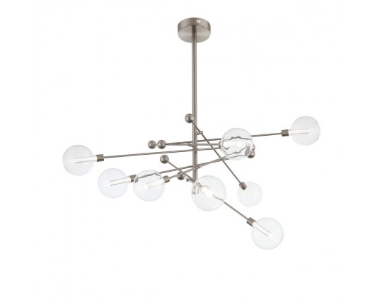 SL377.342.08 Люстра потолочная ST-Luce Никель/Прозрачный LED 8*4,5W 4000K