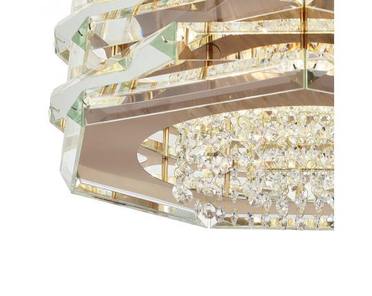 SL6137.203.08 Светильник подвесной ST-Luce медь/прозрачный E14 8*40W