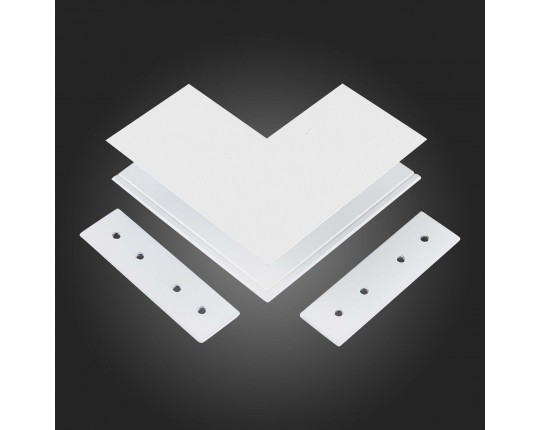 ST007.569.00 Внешний угол-соединитель для подвесного / накладного магнитного шинопровода ST-Luce Бел