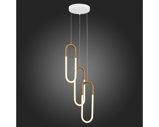 SL1579.303.03 Светильник подвесной ST-Luce Латунь/Латунь, Белый LED 3*14W 3000K