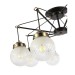 SLE110302-08 Светильник потолочный Черный, Бронза/Прозрачный, Белый E27 8*60W