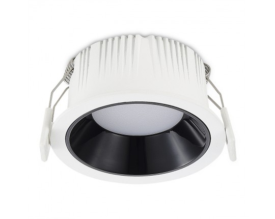 ST755.438.07 Св-к встр. Черный LED 1*7W 3000K 630Lm Ra80 120° IP20 D85xH45 100-240V