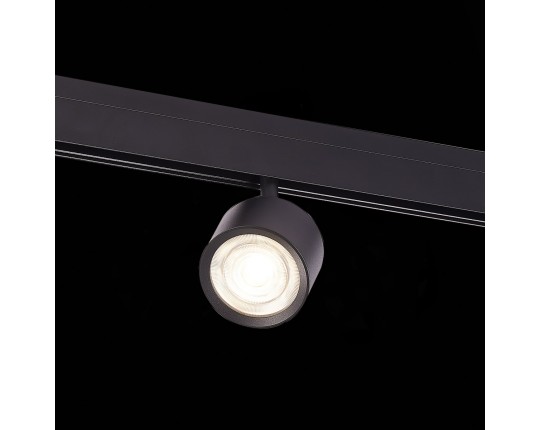 ST353.436.06 Магнитный трековый светильник Черный LED 1*6W 3000K 560Lm Ra>90 36° IP20 L120xW81xH138