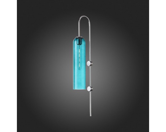 SL1145.181.01 Светильник настенный ST-Luce хром/зеленый E27 1*60W