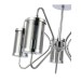 SLE102302-05 Светильник потолочный Хром/Дымчатый E14 5*40W