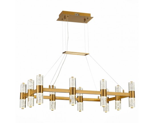 SL6007.203.20 Люстра подвесная ST-Luce Латунь/Прозрачный LED 20*2,5W 4000K