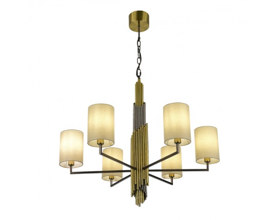 SL1638.303.06 Светильник подвесной ST-Luce Латунь/Серый E14 6*42W