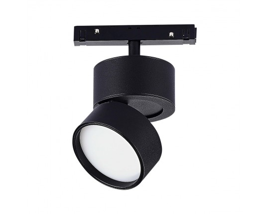 ST809.446.09 Магнитный трековый светильник Черный LED 1*9W 4000K 600Lm Ra>90 120° IP20 D85xH126 48V