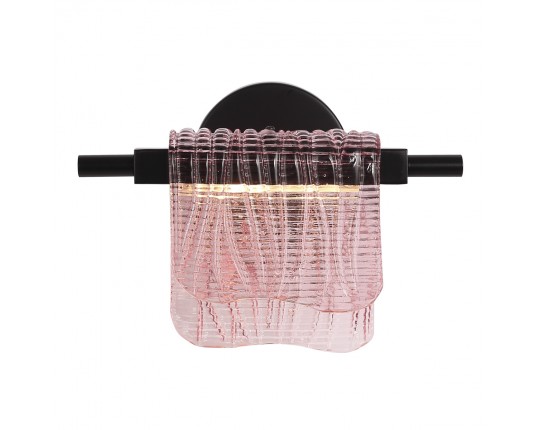 SL6021.401.06 Светильник настенный ST-Luce черный/розовый LED 1*6W 3000K