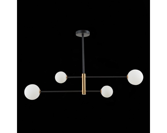 SLE220103-04 Светильник потолочный Черный, Бронза/Белый G9 4*5W