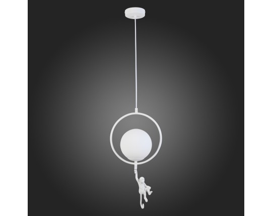 SLE115113-01 Подвес Белый/Белый E27 1*60W