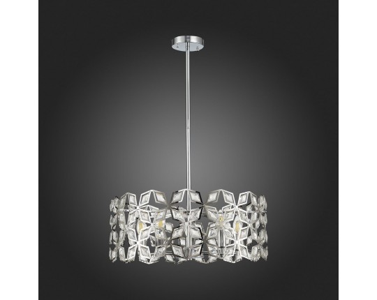 SL1104.103.05 Светильник подвесной ST-Luce хром/прозрачный E14 5*60W