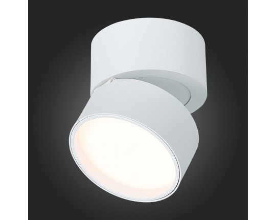 ST651.532.09 Светильник потолочный поворотный Белый LED 1*9W 3000K 720Lm Ra>90 120° IP20 D85xH87 170